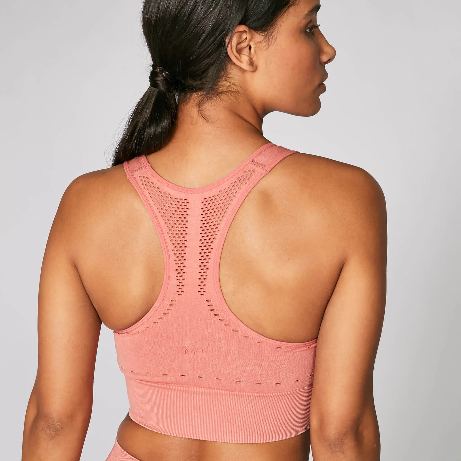 Acid Wash Sports Bra - Copper Rose - XS Image 1