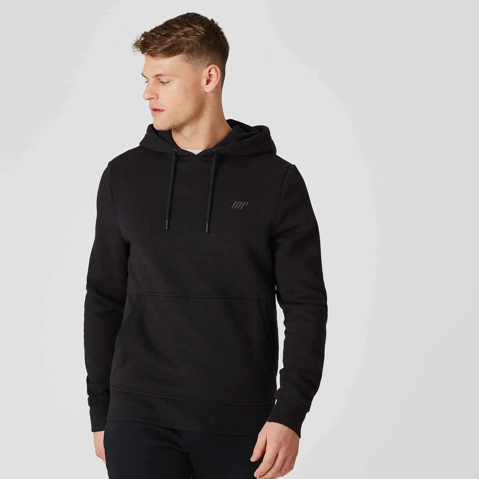 MP Men's Tru-Fit Pullover Hoodie 2.0 - Black - XS Image 1