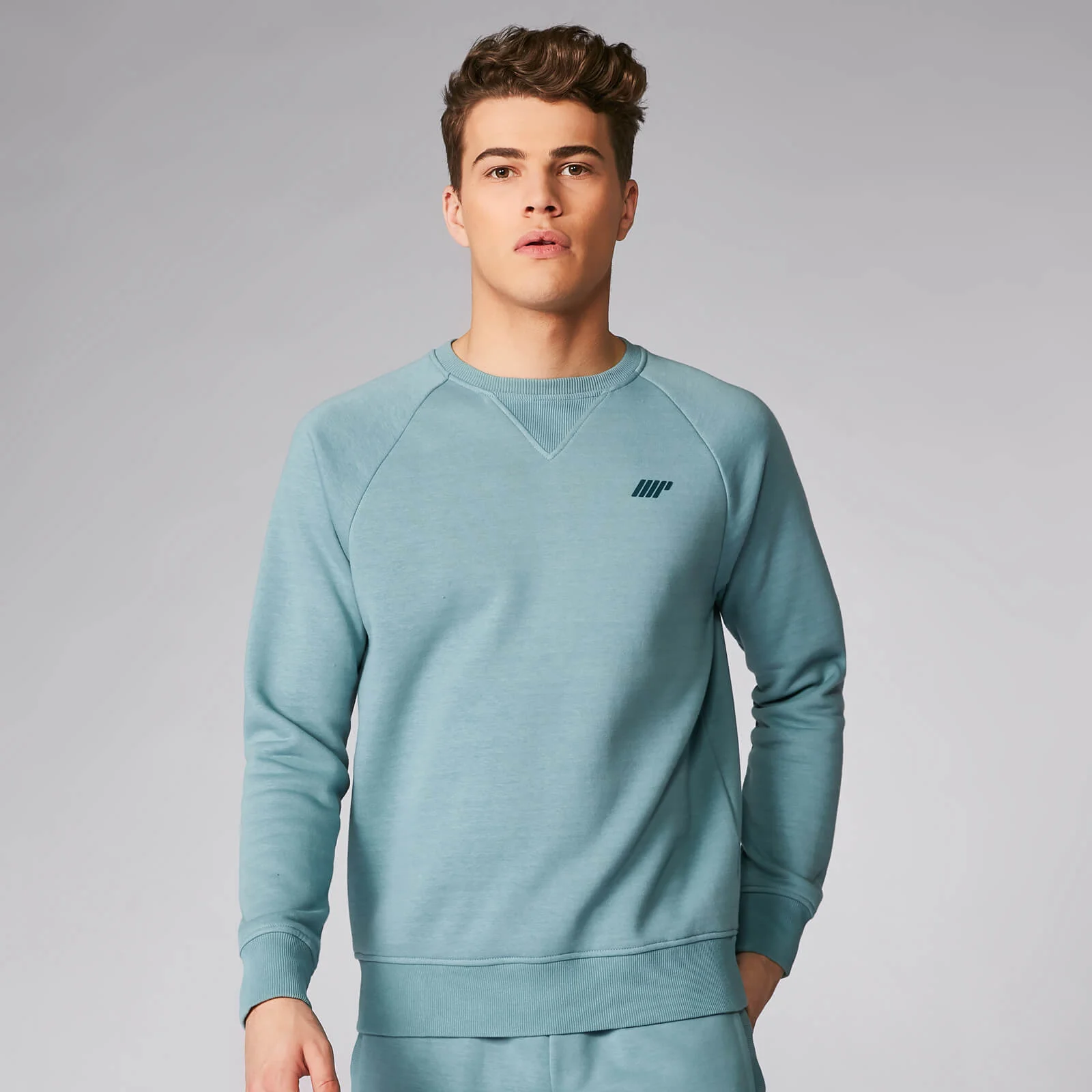 Tru-Fit Crew Sweatshirt 2.0 - Airforce Blue - XS Image 1