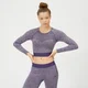 Inspire Seamless Crop Top - Purple