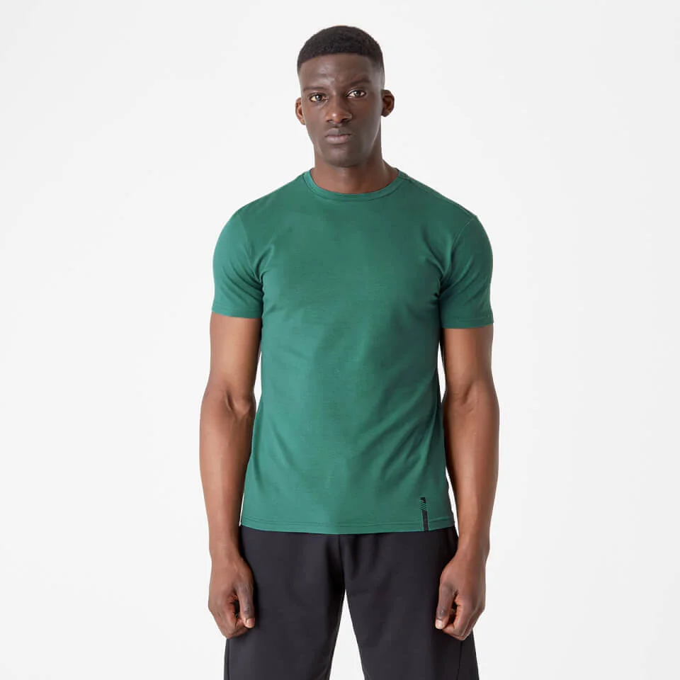 MP Men's Luxe Classic Crew - Pine - XS Image 1