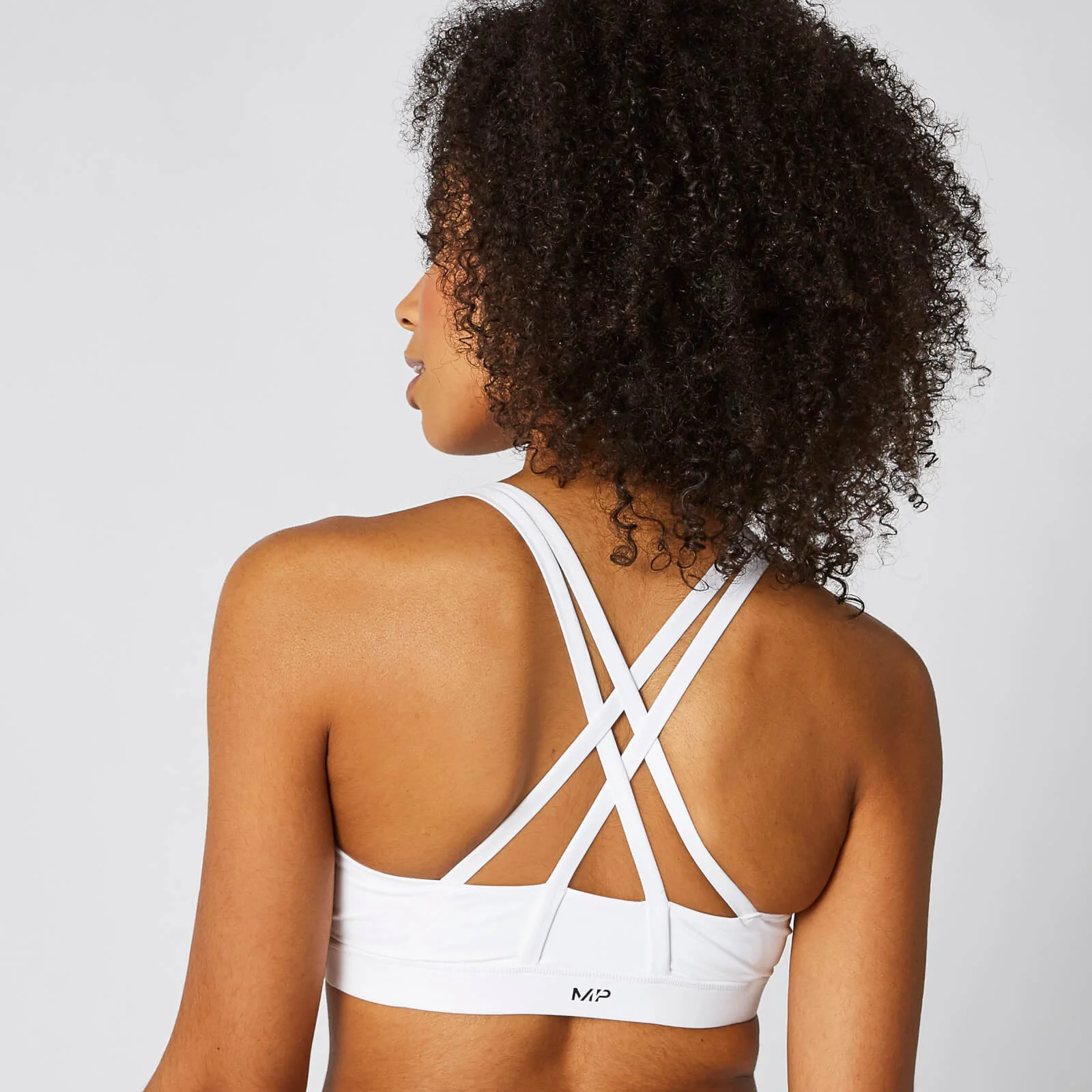 MP Women's Essentials Training Sports Bra - White - XS Image 1
