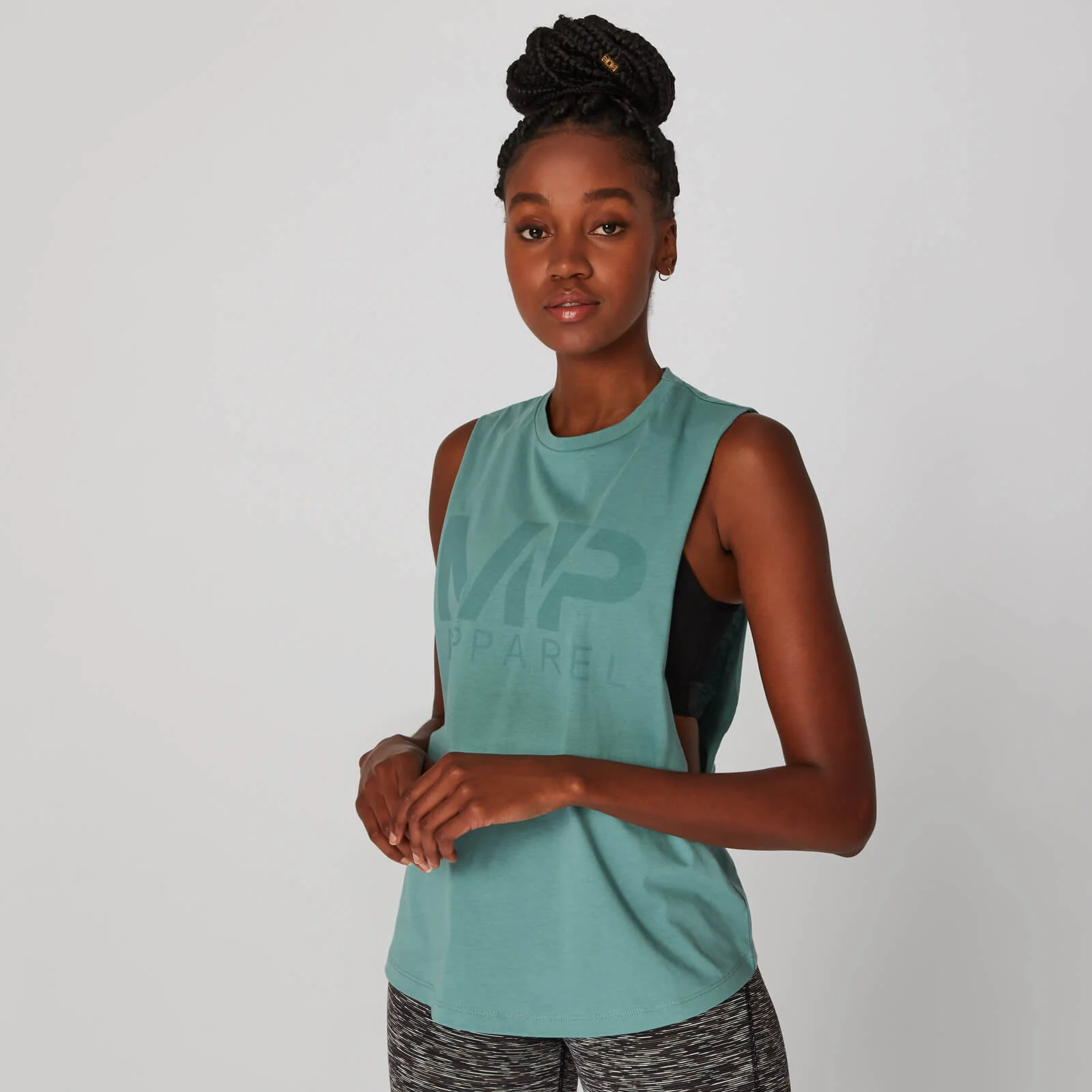 Drop Armhole Logo Vest - Sage Brush - XS Image 1