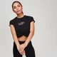 MP Women's Rest Day Women's Twist Front T-Shirt - Black