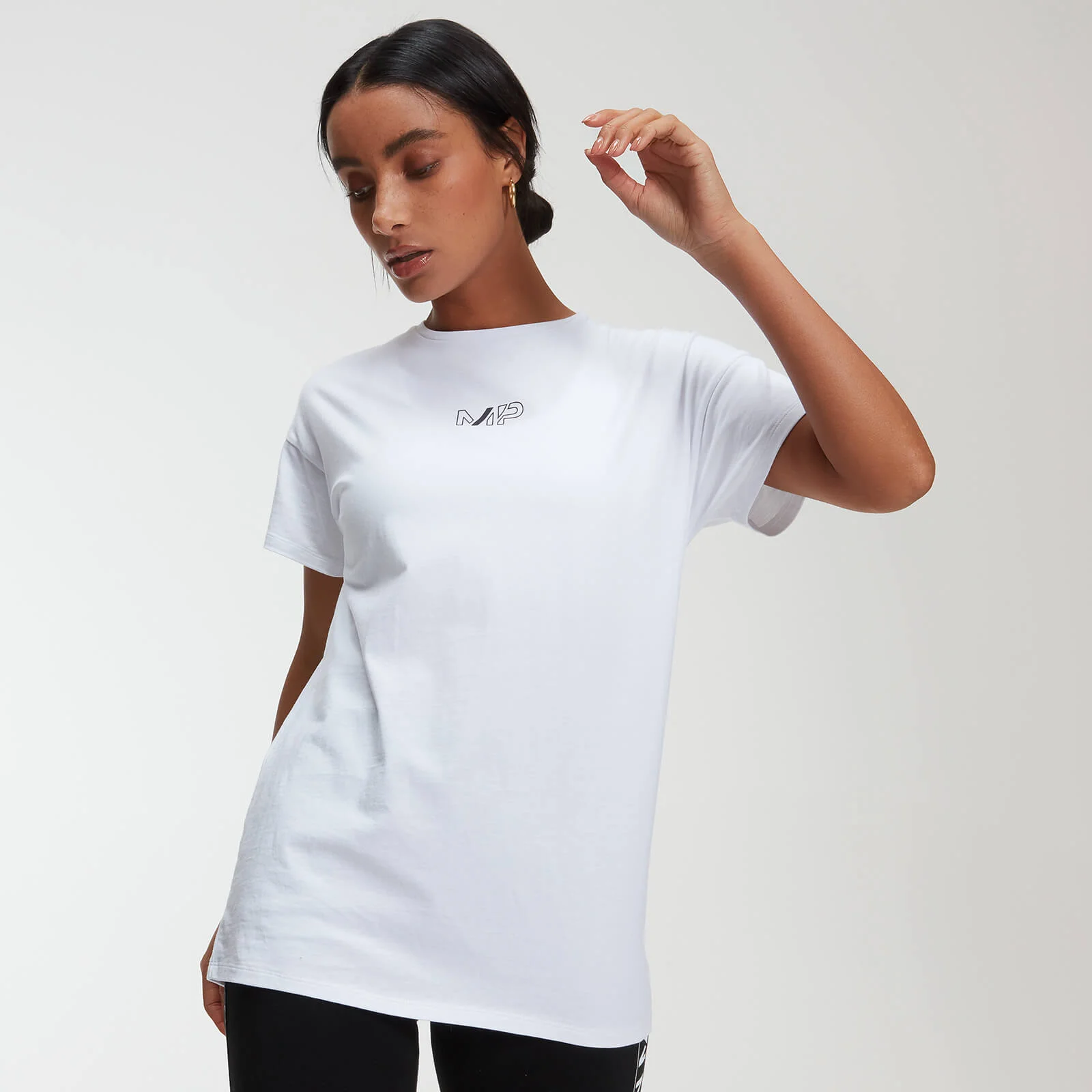 MP Power Women's Oversized T-Shirt - White - XS Image 1