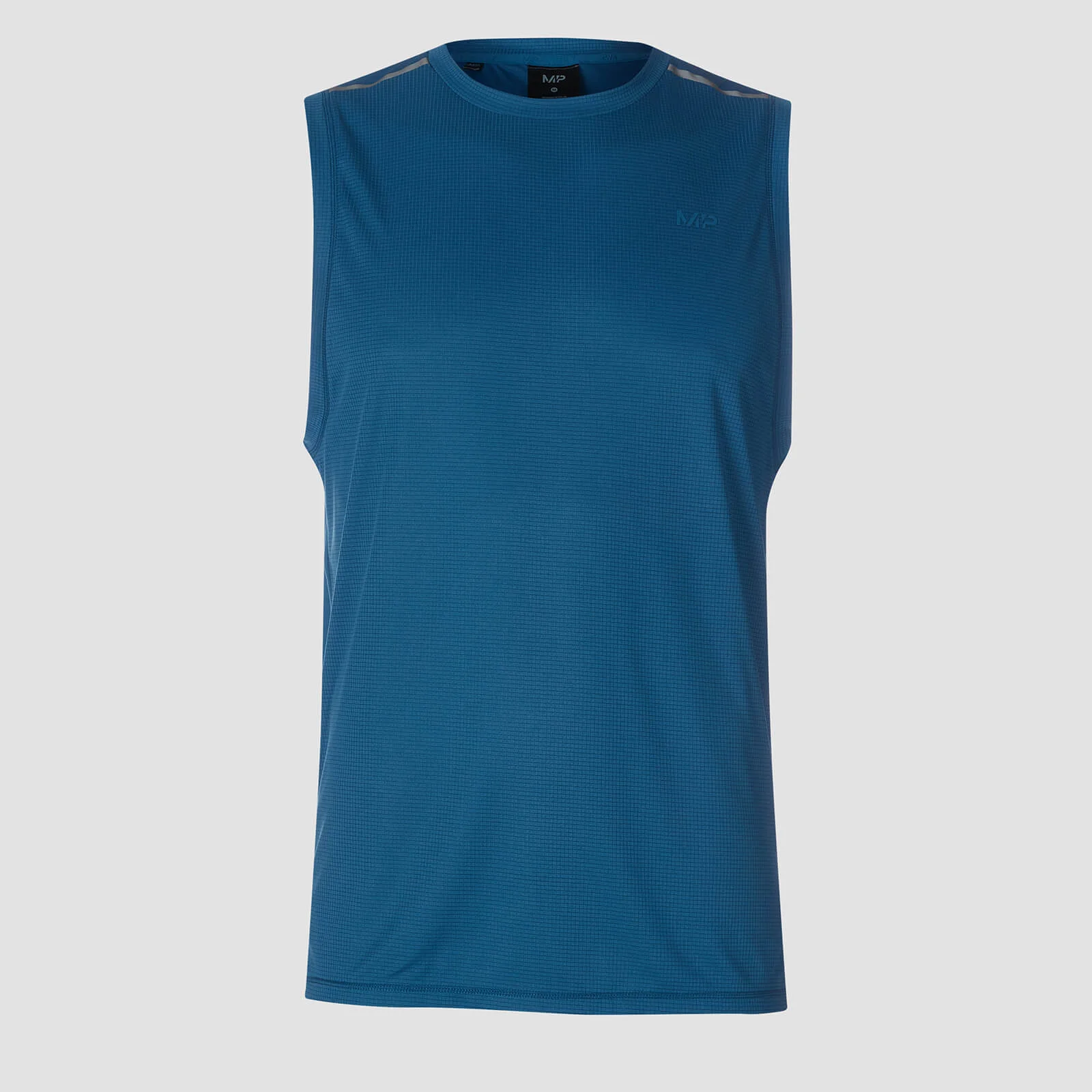 MP Men's Training Grid Tank Top - Pilot Blue - XS Image 1