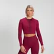 MP Women's Training Ribbed Seamless Long Sleeve Top - Plum