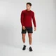 MP Men's Essential Long Sleeve Seamless T-Shirt - Danger Marl