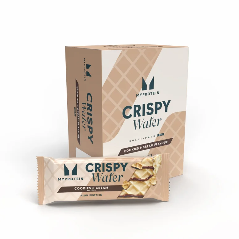 Crispy Protein Wafer - 10Bars - Cookies and Cream