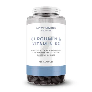 Curcumin & Vitamin D3 Capsules - Amount 60capsules