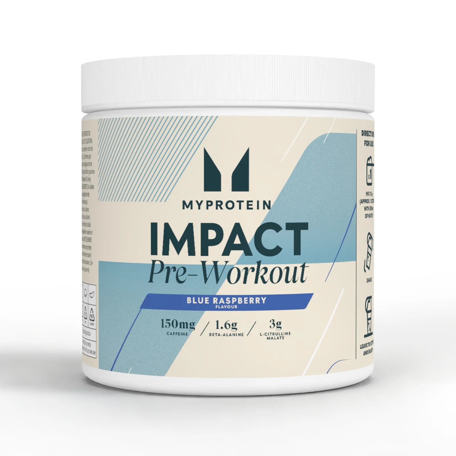 Impact Pre Workout - 500G - 43servings - Blue Raspberry Image 1