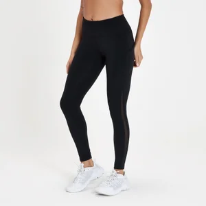 MP Women's Power Mesh Leggings - Black - Size XS