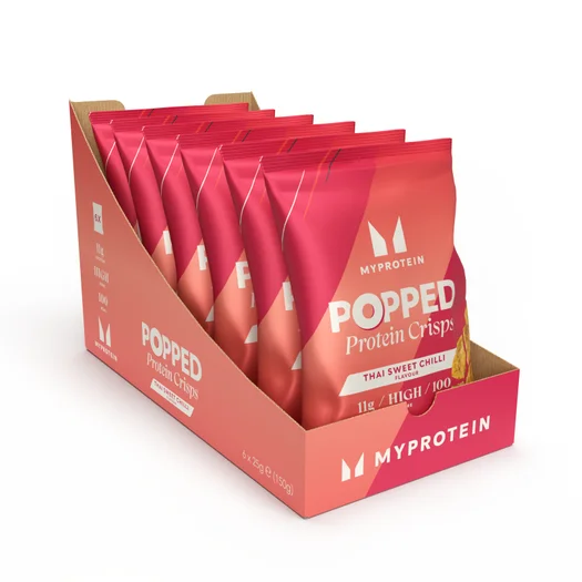 Popped Protein Crisps - Thai Sweet Chilli