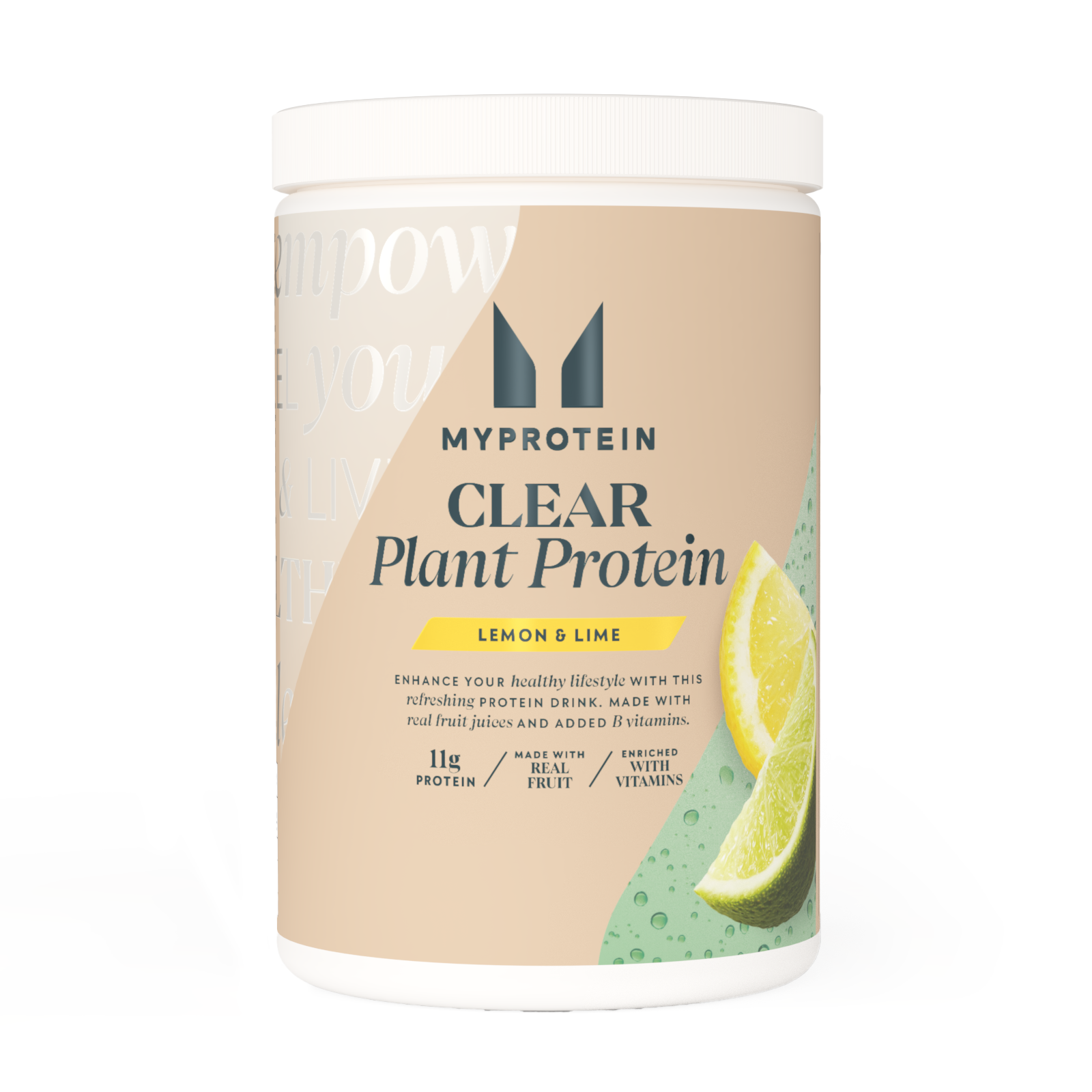 Clear Vegan Protein - 20servings - Lemon & Lime Image 1