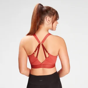 MP Women's Power Ultra Sports Bra- Warm Red - Size XXS