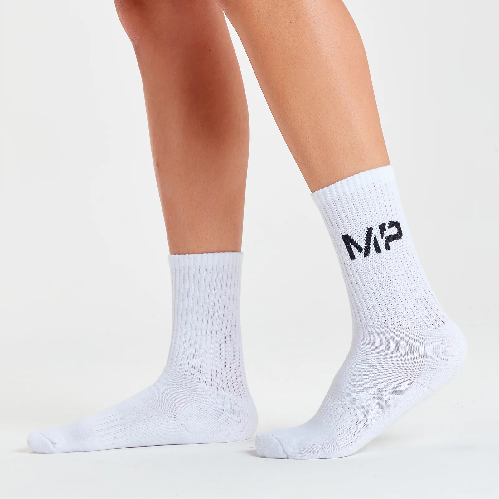 MP Women's Essentials Crew Socks (1 Pack) - White - UK 3-6 Image 1