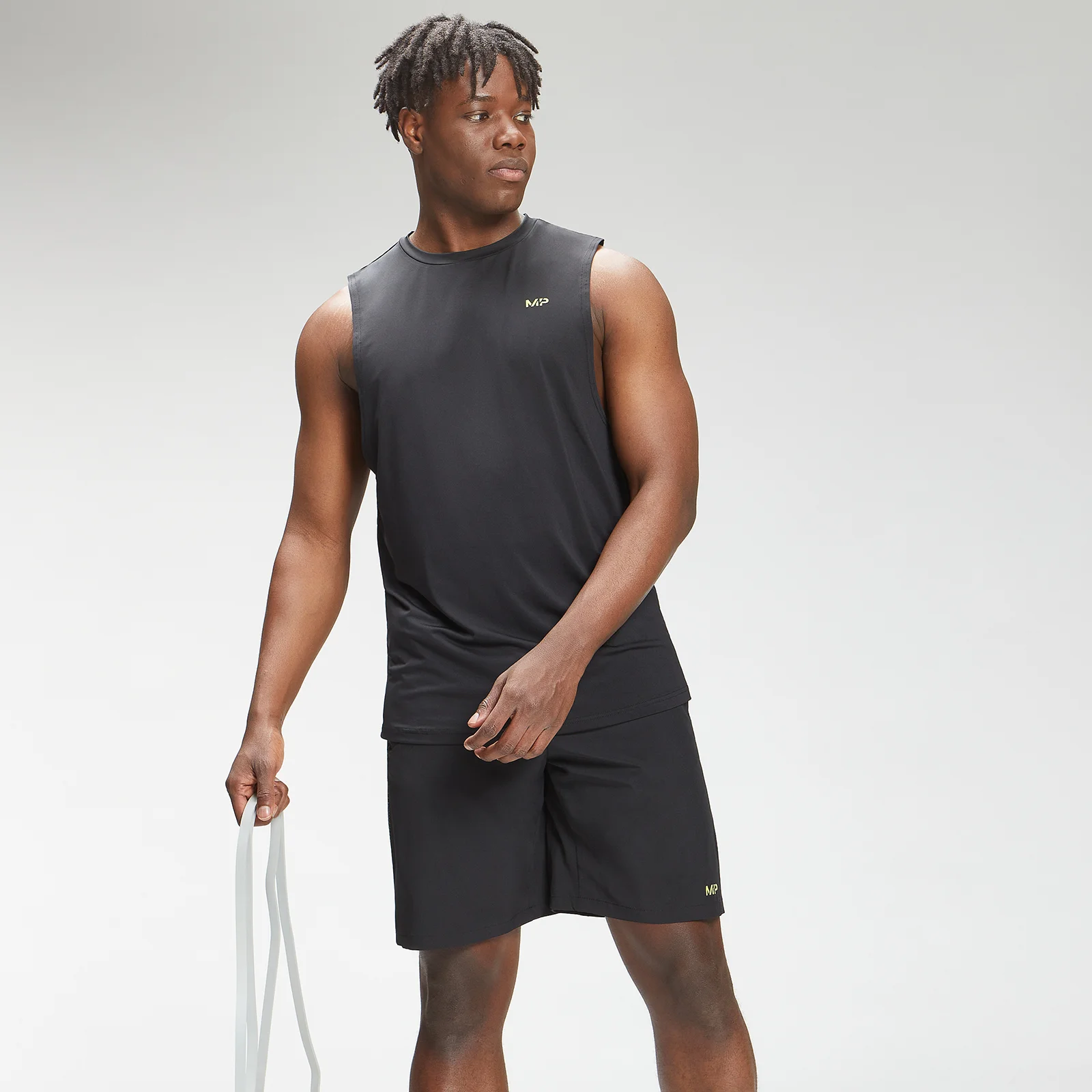 MP Men's Tempo Tank Top - Black - XXS Image 1