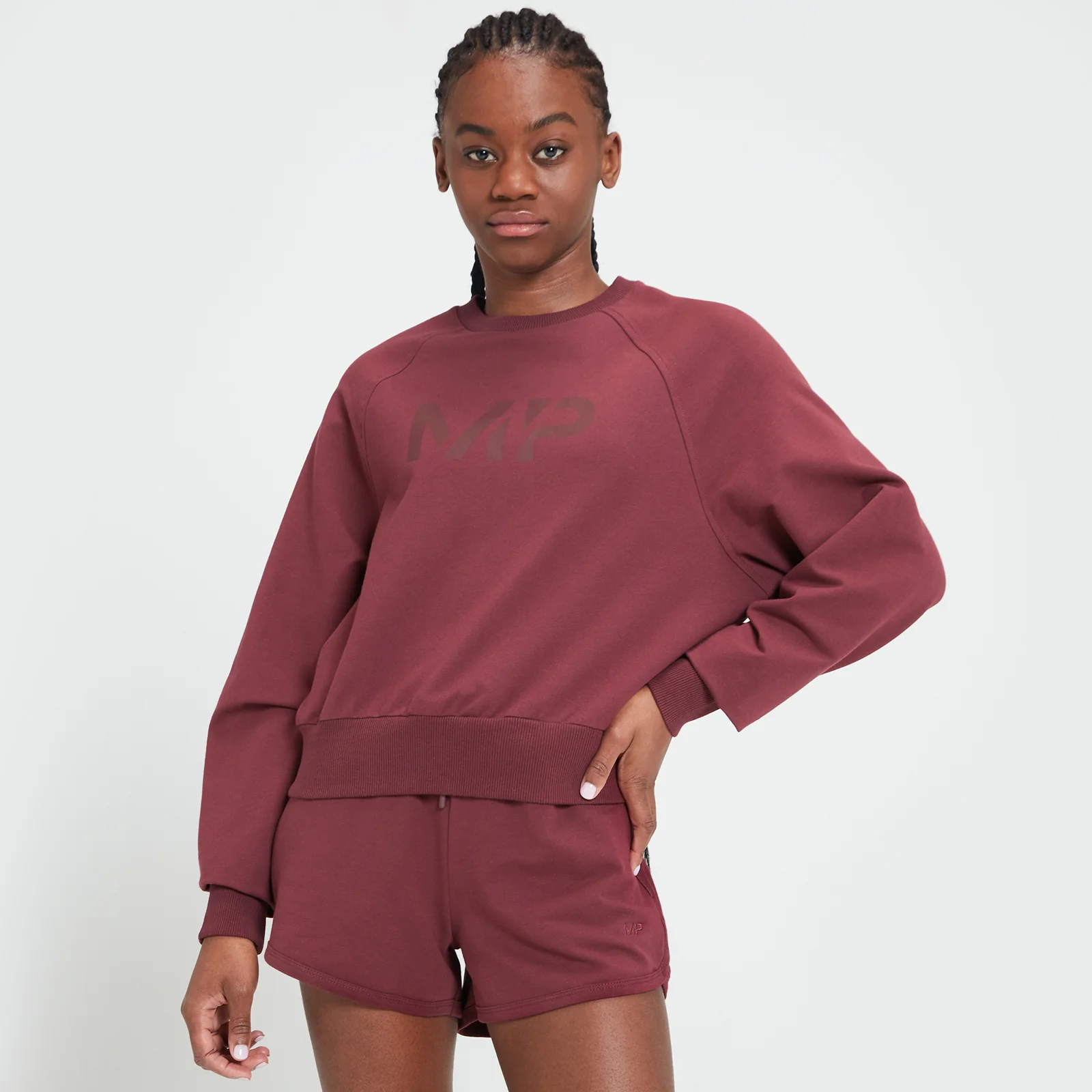 MP Women's Adapt Sweatshirt - Merlot - XXS Image 1