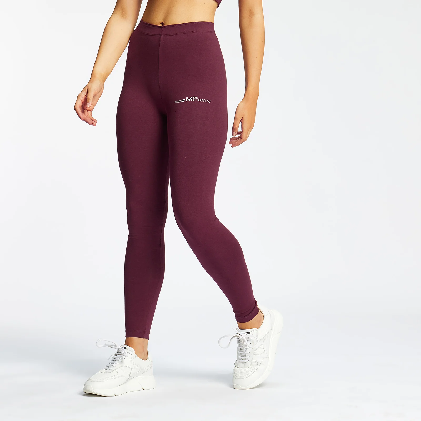 MP Women's Mini Mark Graphic Leggings - Merlot - XXS Image 1