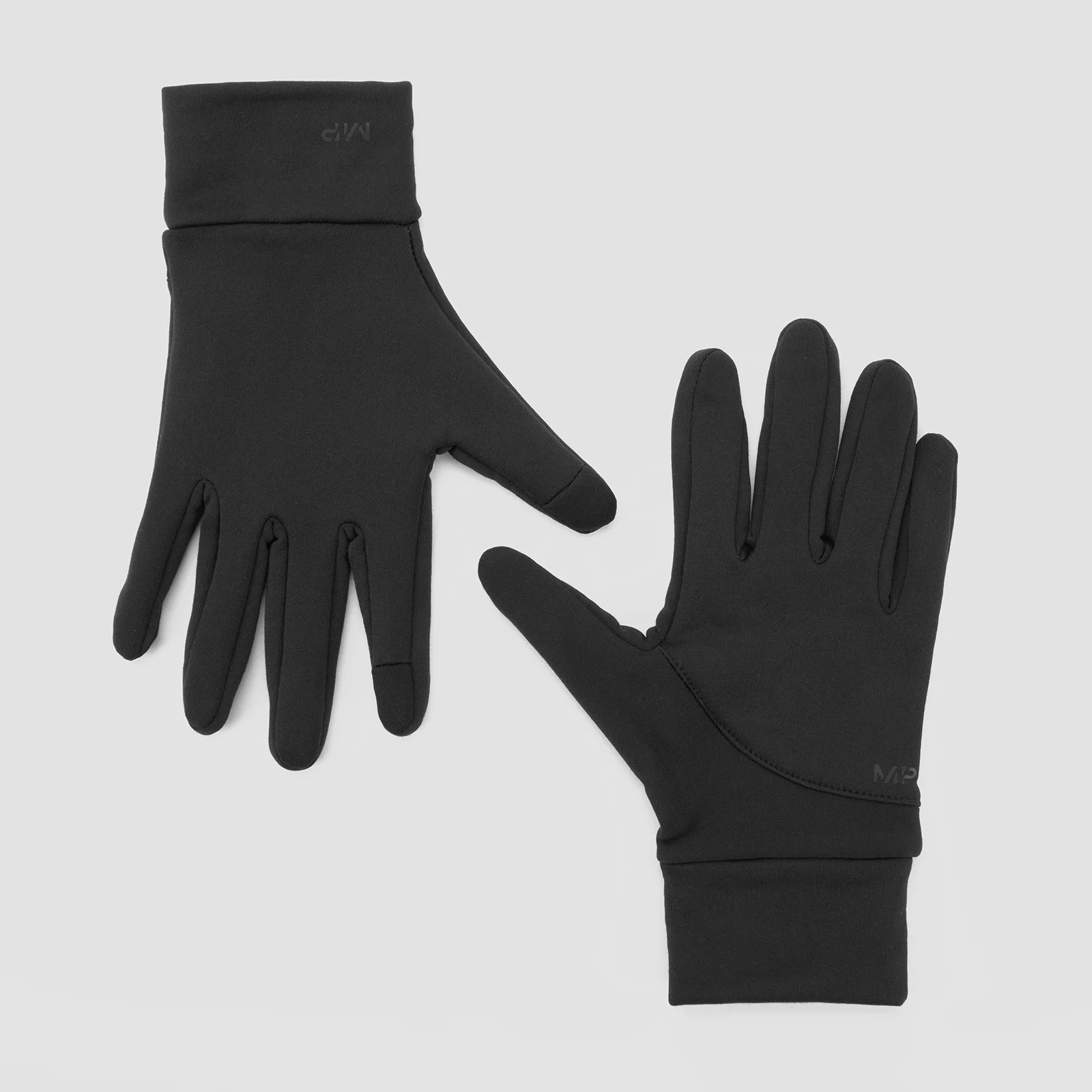 MP Reflective Running Gloves - Black - S/M Image 1