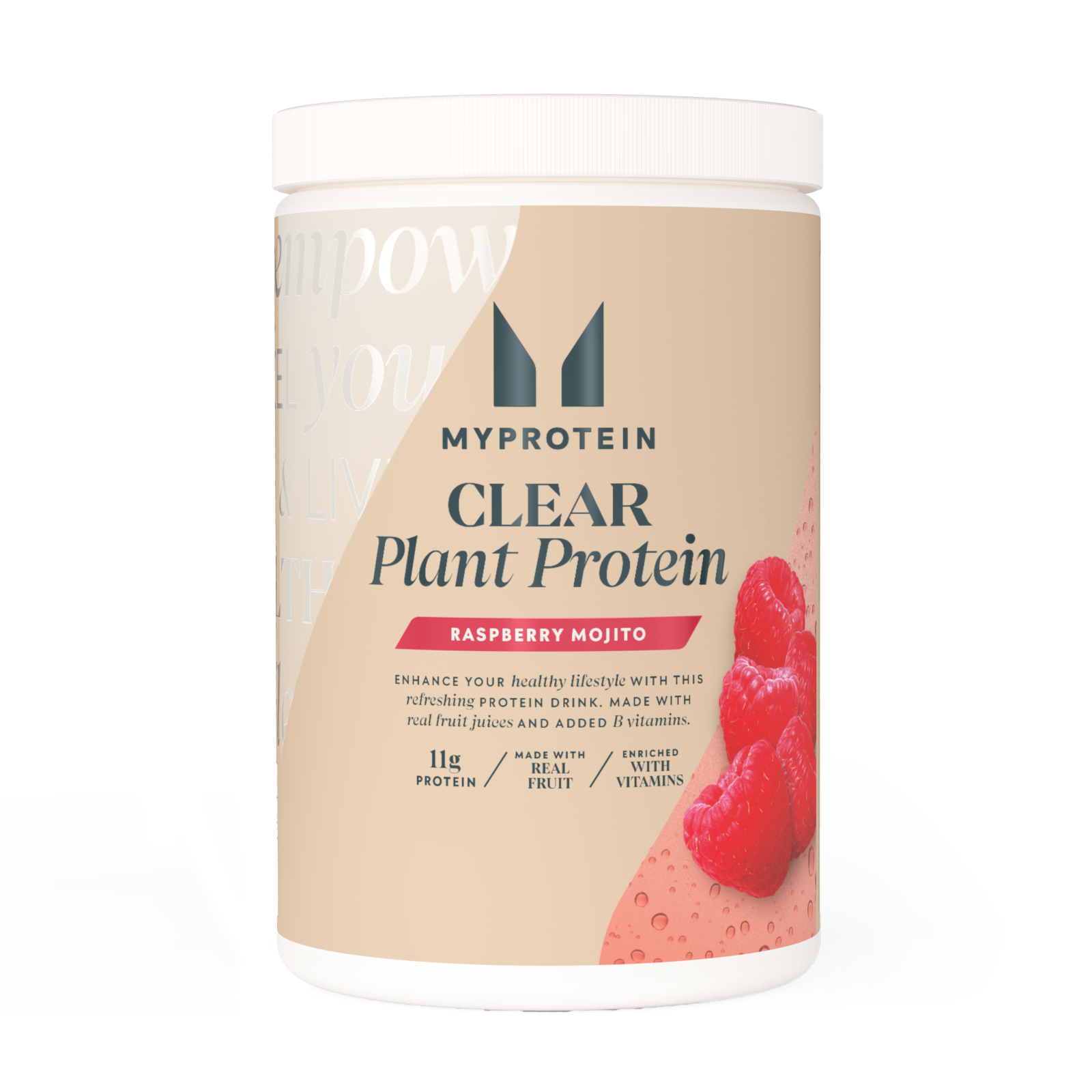 Clear Vegan Protein - 20servings - Raspberry Mojito Image 1