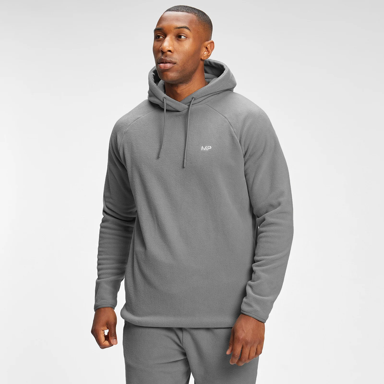 MP Men's Rest Day Fleece Pullover - Storm - XXS Image 1