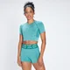 MP Women's Curve Crop Short Sleeve T-Shirt - Energy Green