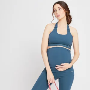 MP Women's Power Maternity/ Nursing Sports Bra - Dust Blue - Size XXS