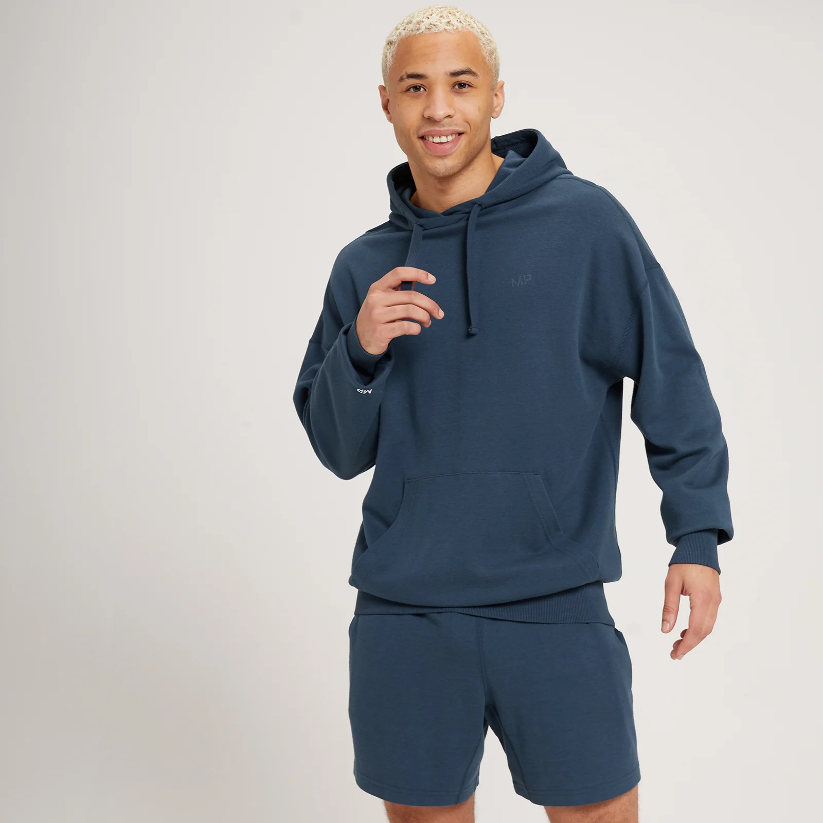 MP Men's Composure Hoodie - Dust Blue Marl - XXS Image 1
