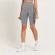 MP Women's Curve High Waisted Cycling Shorts - Grey Marl