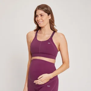 MP Women's Maternity/ Nursing Sports Bra - Dark Purple - Size XXS