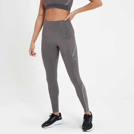 MP Women's Velocity Ultra Reflective Leggings - Pebble Grey