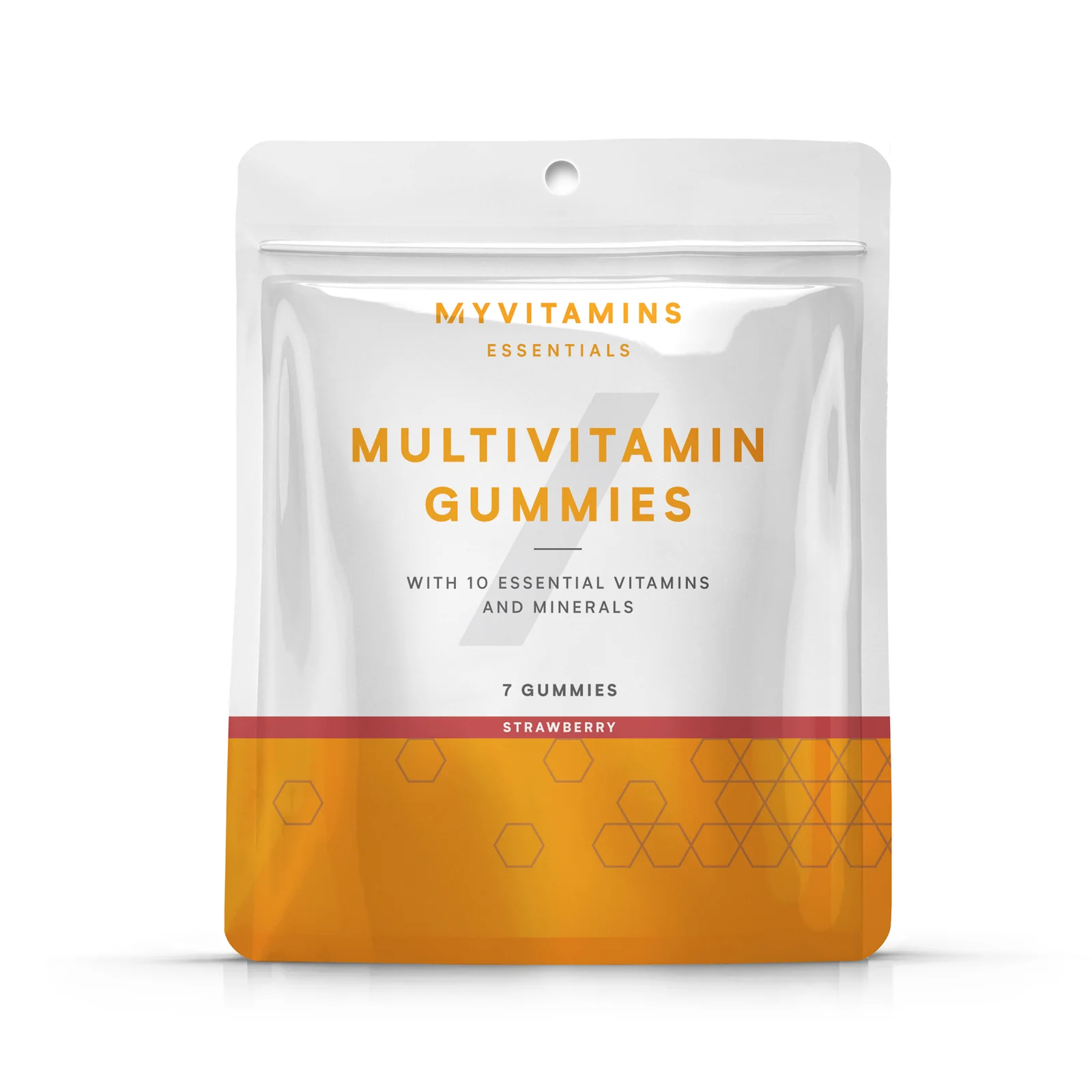 Multivitamin Gummy Pouch (7 pack) – Strawberry flavour - 7gummies - Strawberry Image 1
