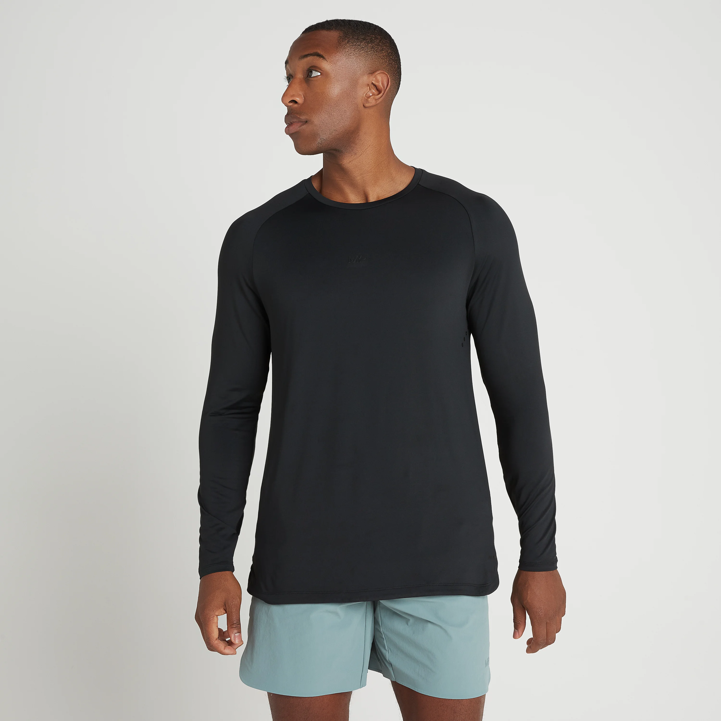 MP Men's Tempo Ultra Long Sleeve T-Shirt - Black - XXS Image 1