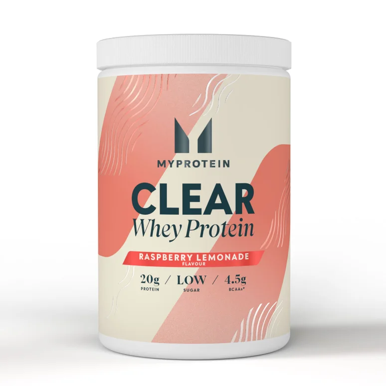 Clear Whey Protein Powder - 500g - 20servings - Raspberry Lemonade
