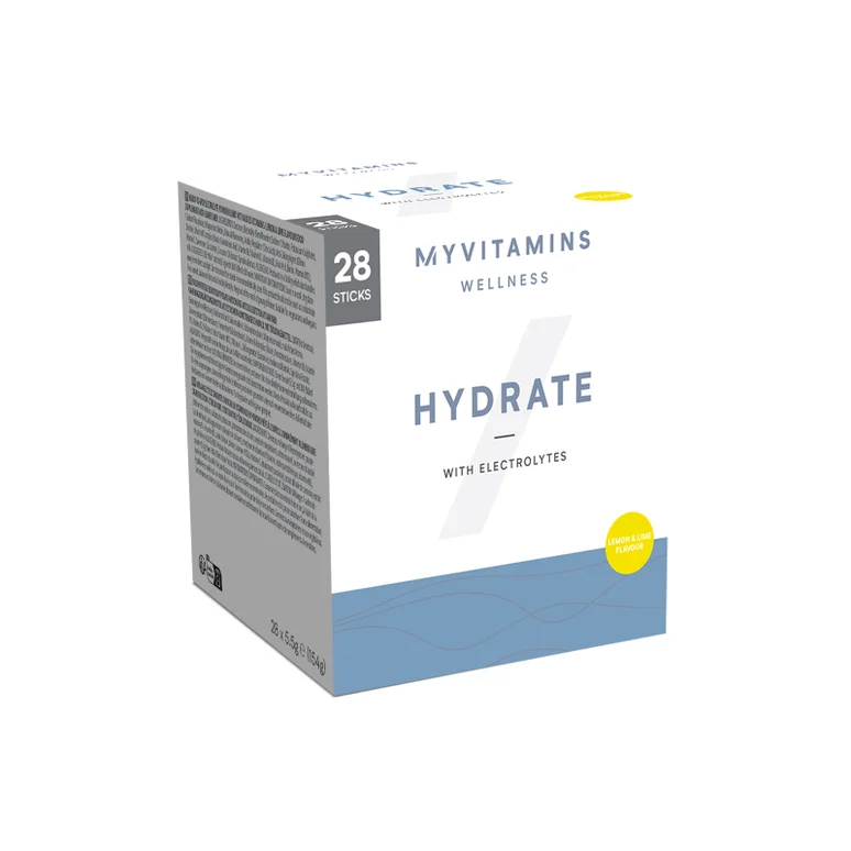 Myvitamins Hydrate Powder | Hydration Sachet - 28servings - Lemon and Lime