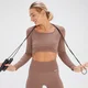 MP x Tatiana Seamless Long Sleeve Crop Top - Hazelnut
