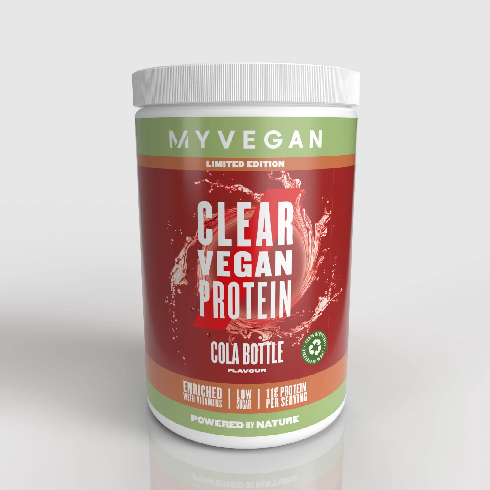 Clear Vegan Protein - Impact Week Cola Bottle flavour - 20servings Image 1