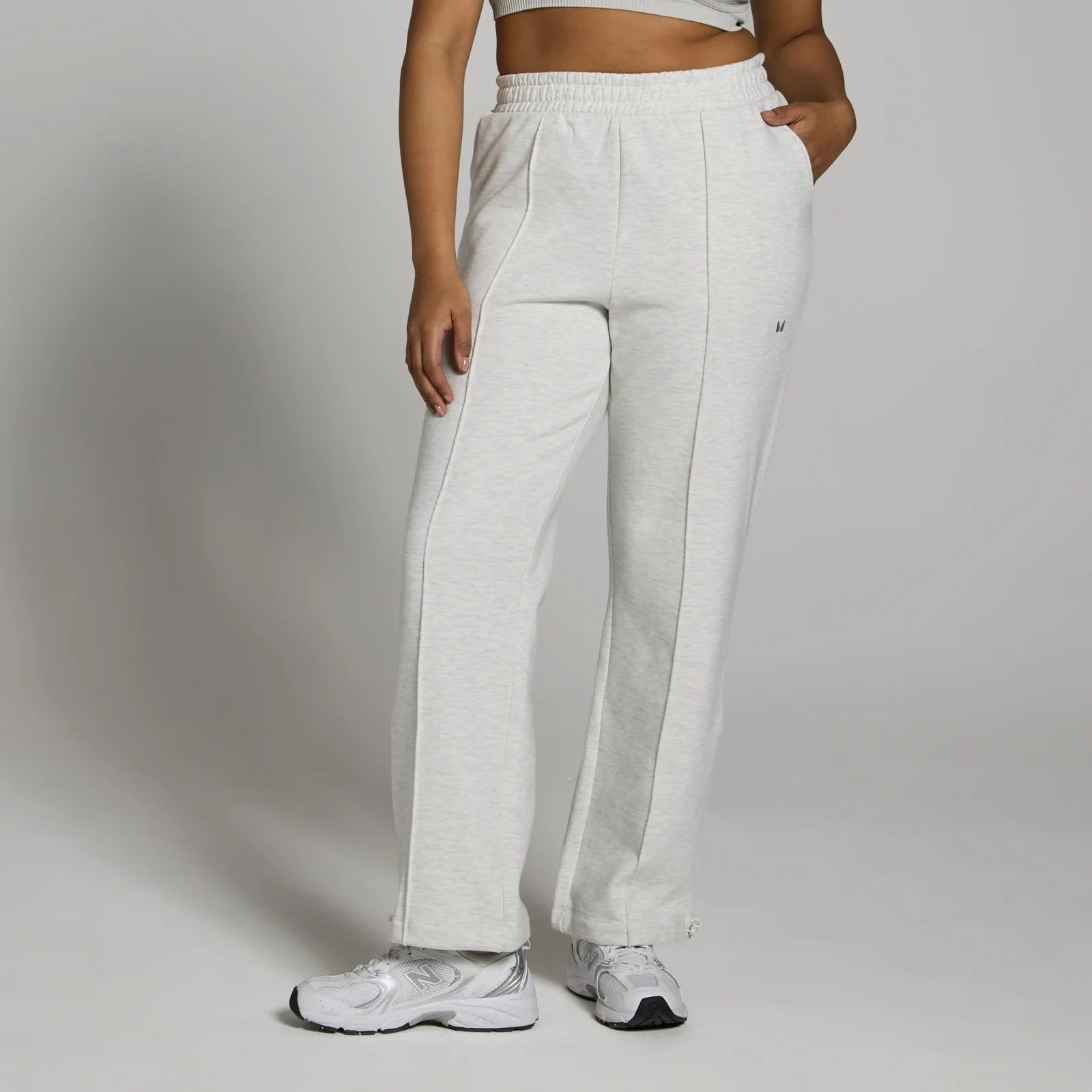 MP Women's Lifestyle Heavyweight Joggers - Light Grey - M Image 1