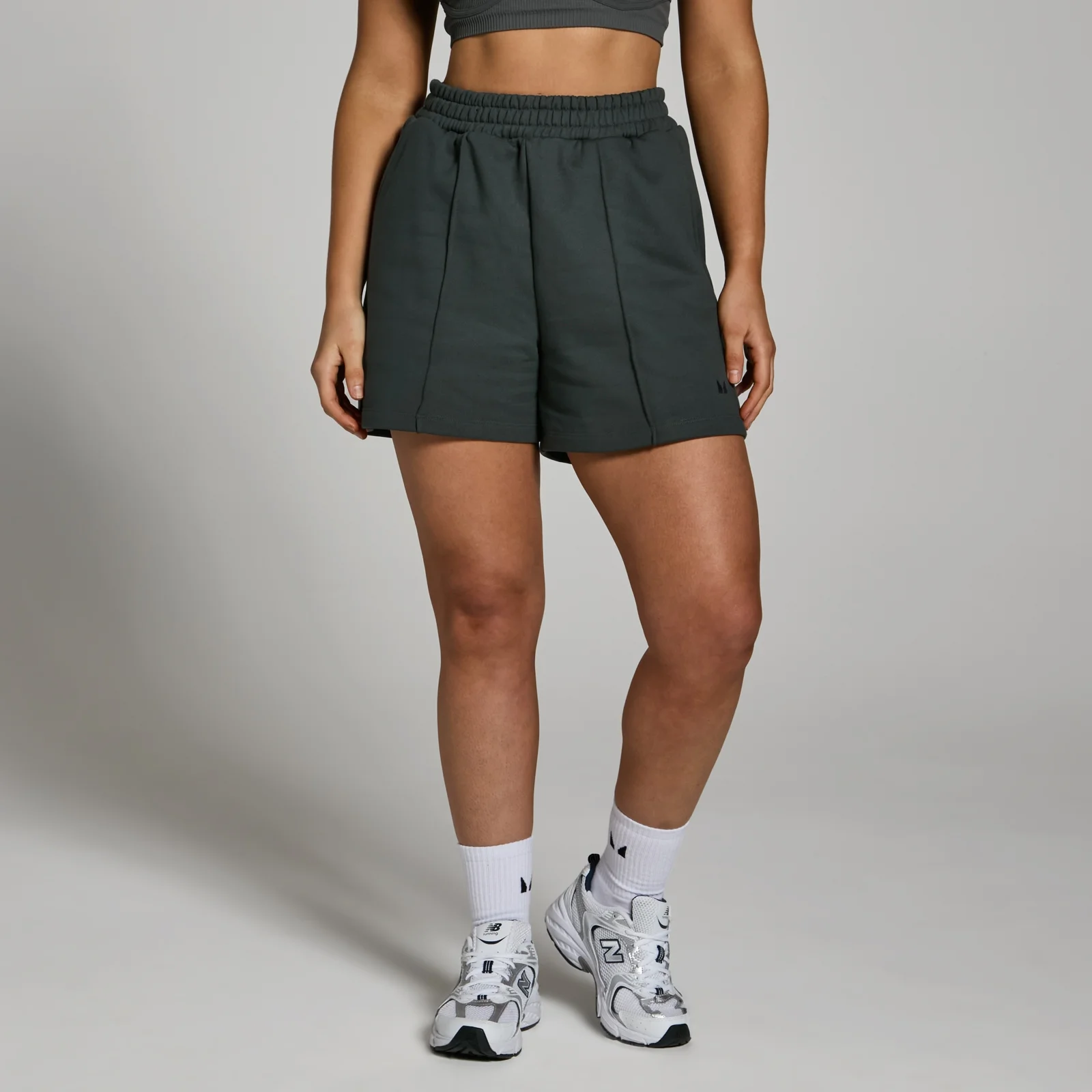 MP Women's Lifestyle Heavyweight Sweat Shorts - Dark Shadow - XS Image 1