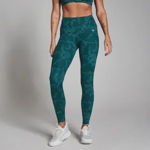MP Women's Tempo Abstract Leggings - Marine Blue - Size XS