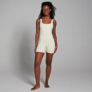 MP Women's Studio Short Bodysuit - Ecru - Size L