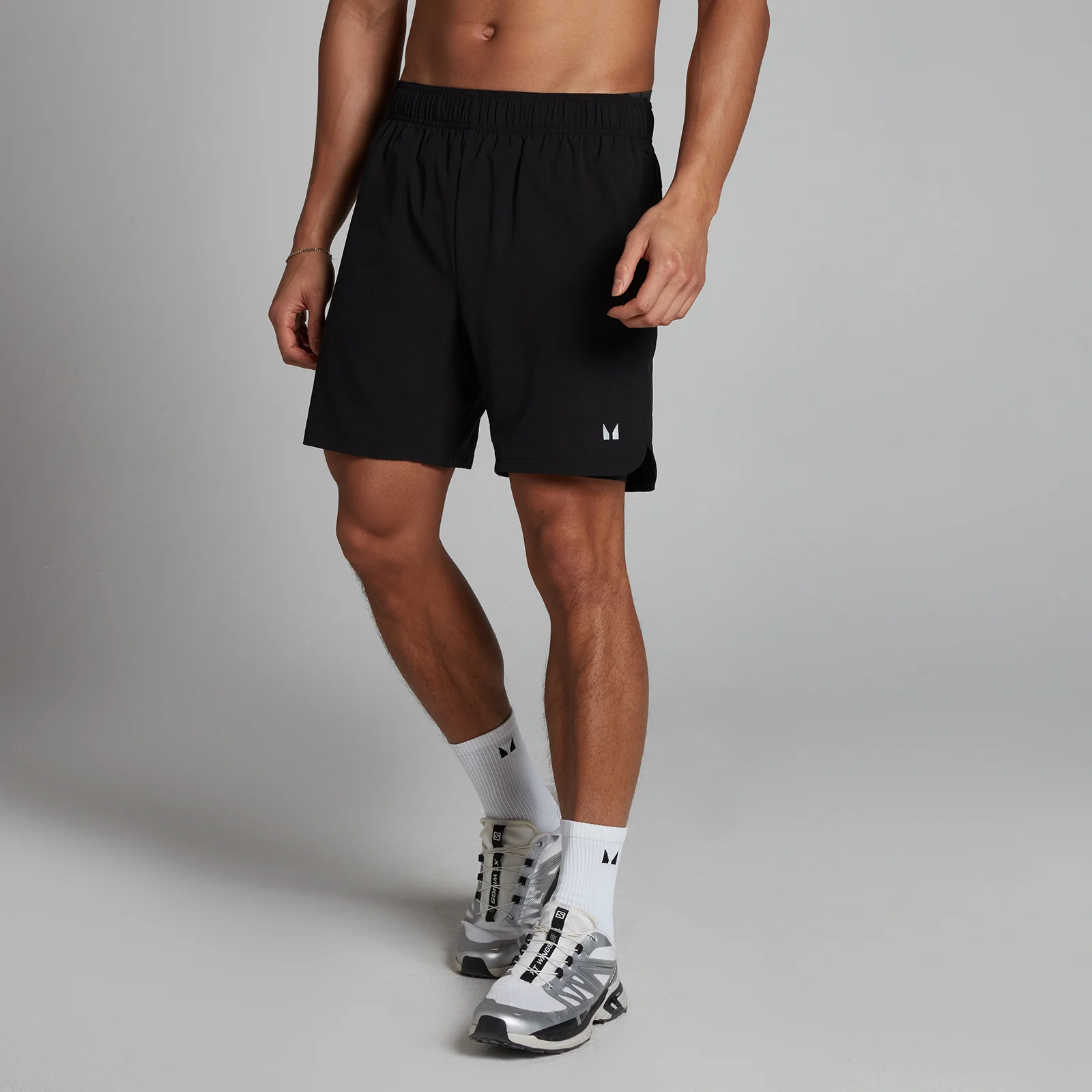 MP Men's 2-in-1 7" Training Shorts - Black - XXS Image 1