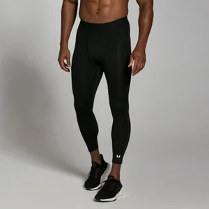 MP Men's Training Base Layer 3/4 Leggings - Black - Size XS