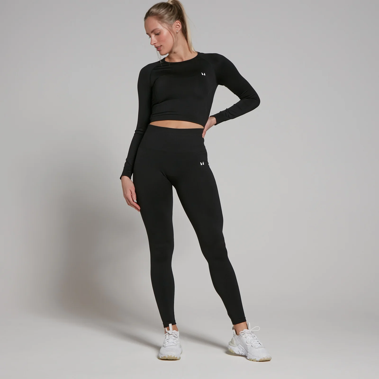 MP Women's Shape Seamless 7/8 Leggings - Black - L Image 3