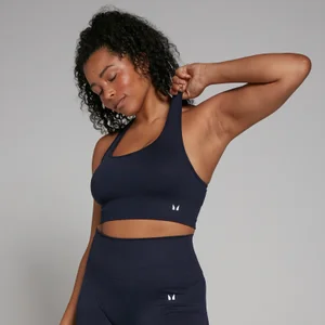 MP Women's Shape Seamless Sports Bra - Navy - Size XS