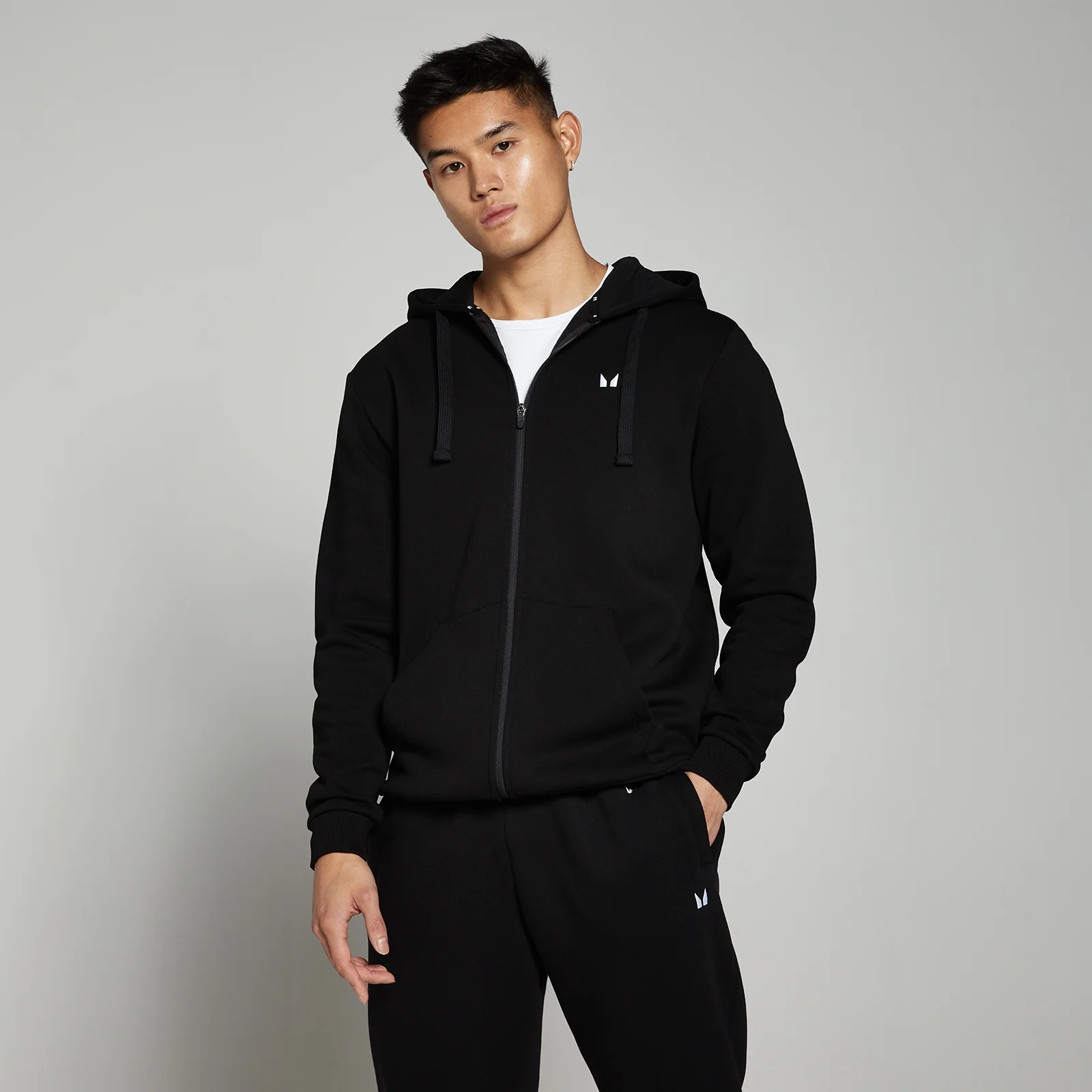 MP Men's Rest Day Zip Through Hoodie - Black - M Image 1