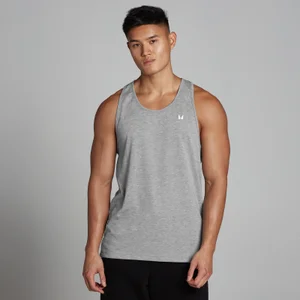 MP Men's Cotton Vest - Grey Marl - Size XS