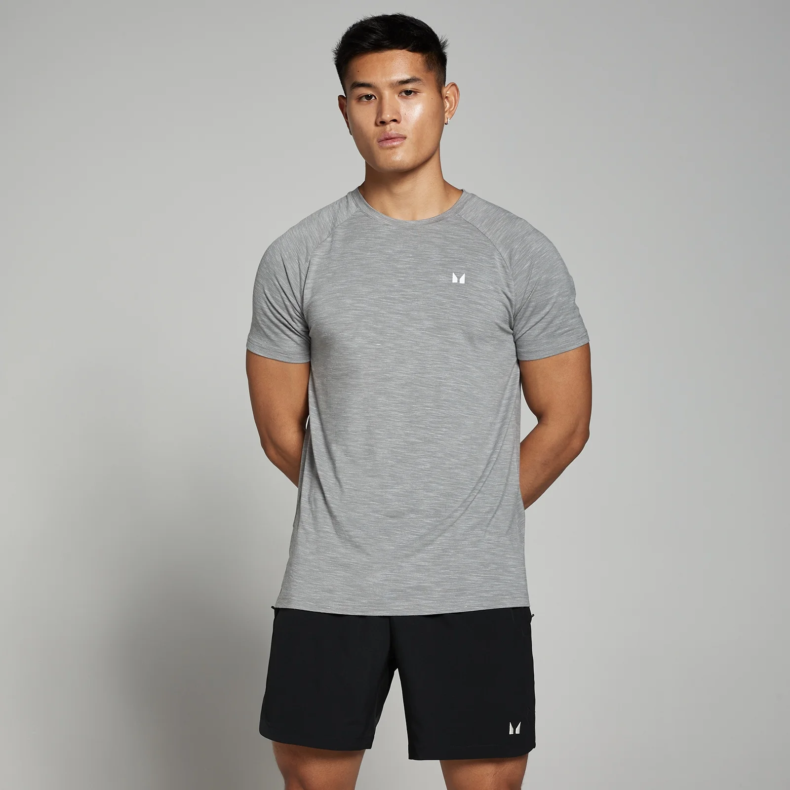 MP Men's Performance Short Sleeve T-Shirt - Chrome Marl - XXS Image 1