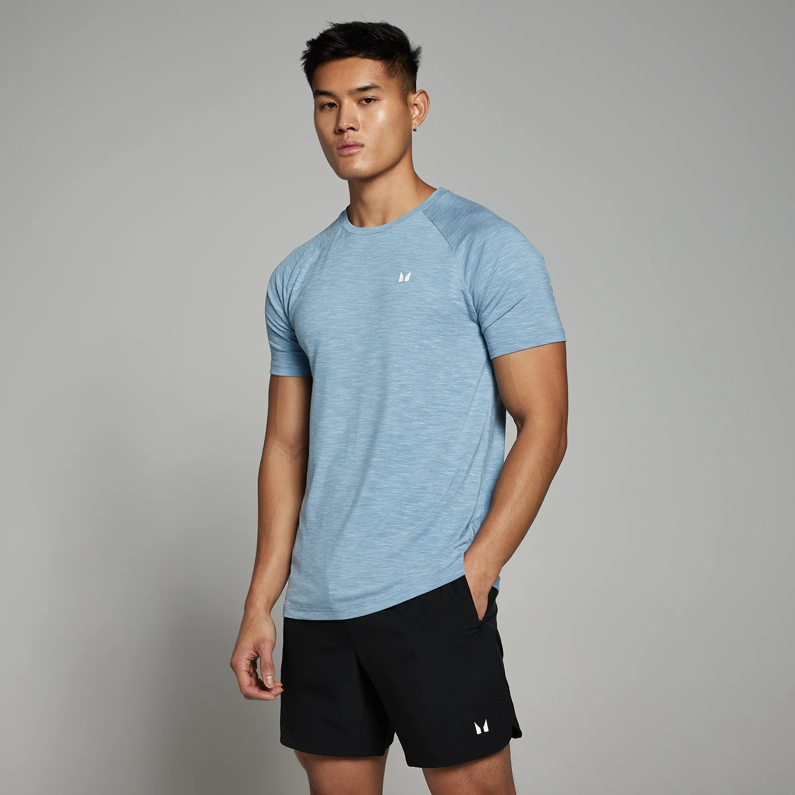 MP Men's Performance Short Sleeve T-Shirt - Soft Blue - XXS Image 1